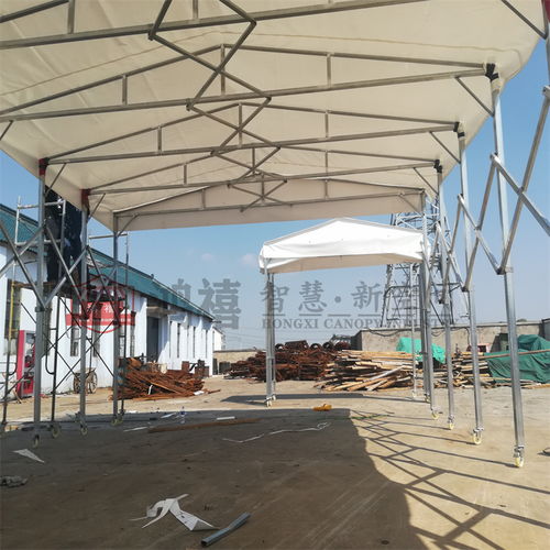 金東移動蓬房 伸縮式臨時堆貨防雨推拉帳篷的實用解決方案